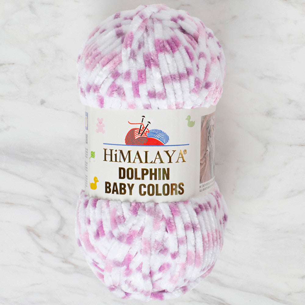 Himalaya Dolphin Baby Colors Kadife Ebruli El Örgü İpi - 80419